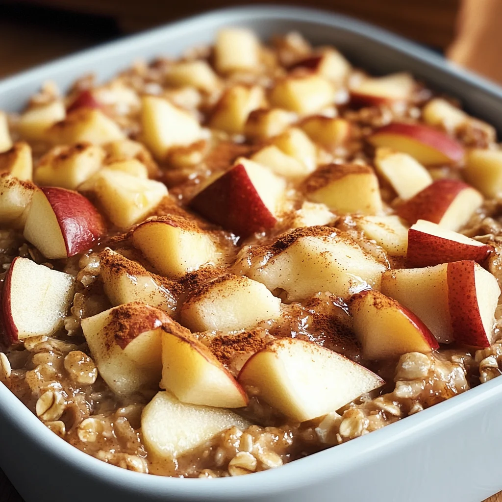 Baked Oatmeal Apfel-Zimt