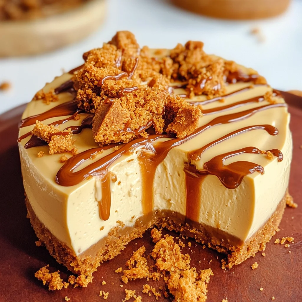 Biscoff Cheesecake {5 Ingredients!}