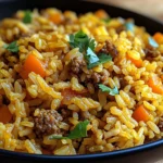 Curryreis mit Hackfleisch