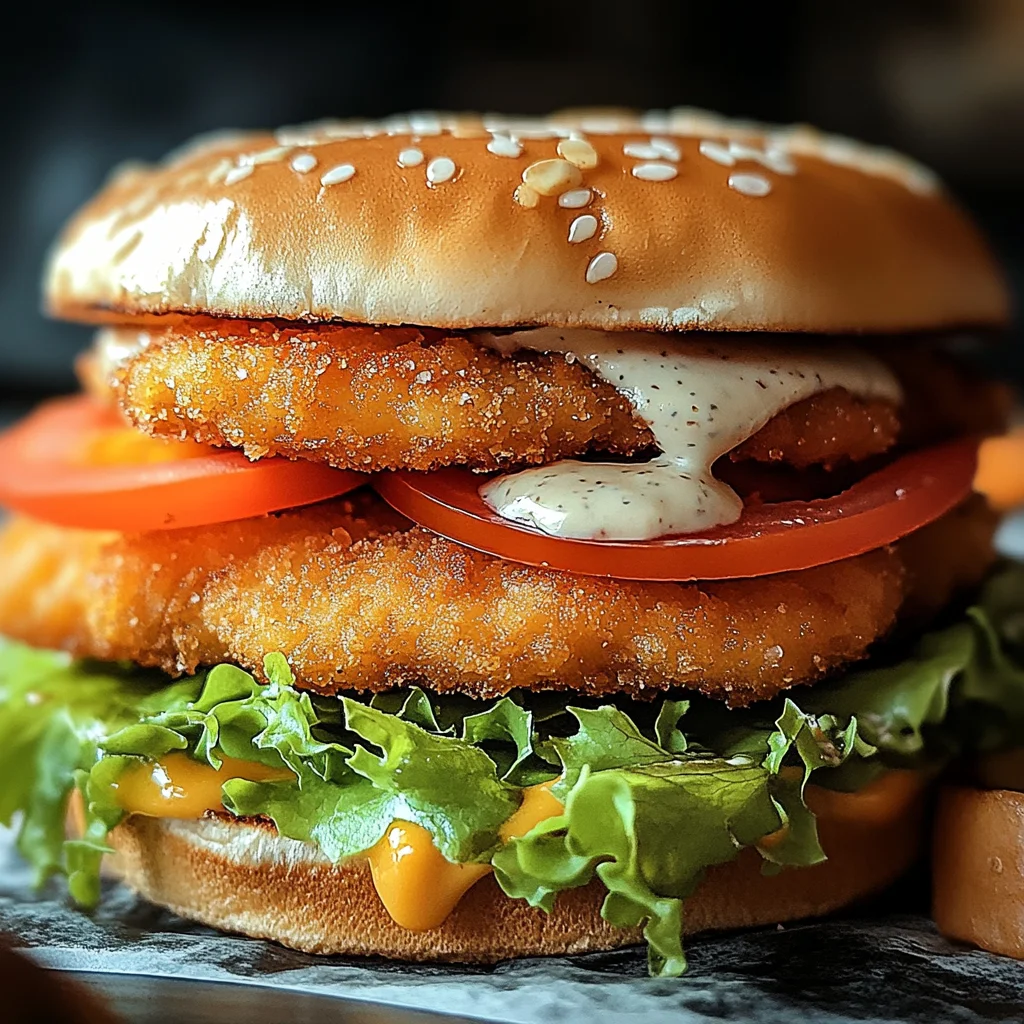 Fischstäbchen-Burger