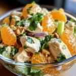 Geflügelsalat mit Mandarinen