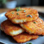 Knuspriges Kohlrabischnitzel