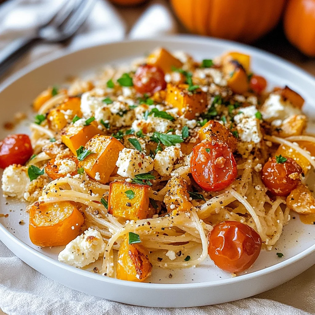 Kürbis-Feta-Pasta (aus dem Ofen)