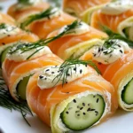 Lachs-Frischkäse-Röllchen