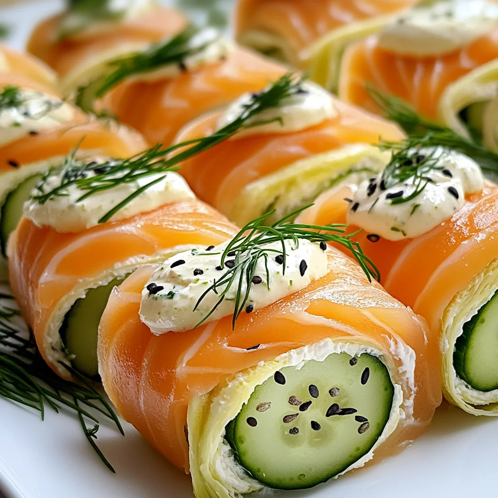 Lachs-Frischkäse-Röllchen