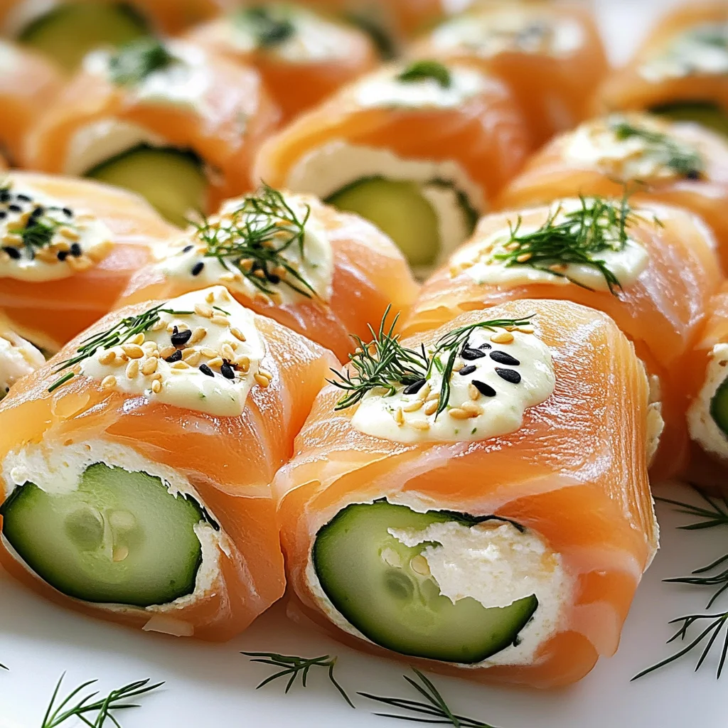 Lachs-Frischkäse-Röllchen