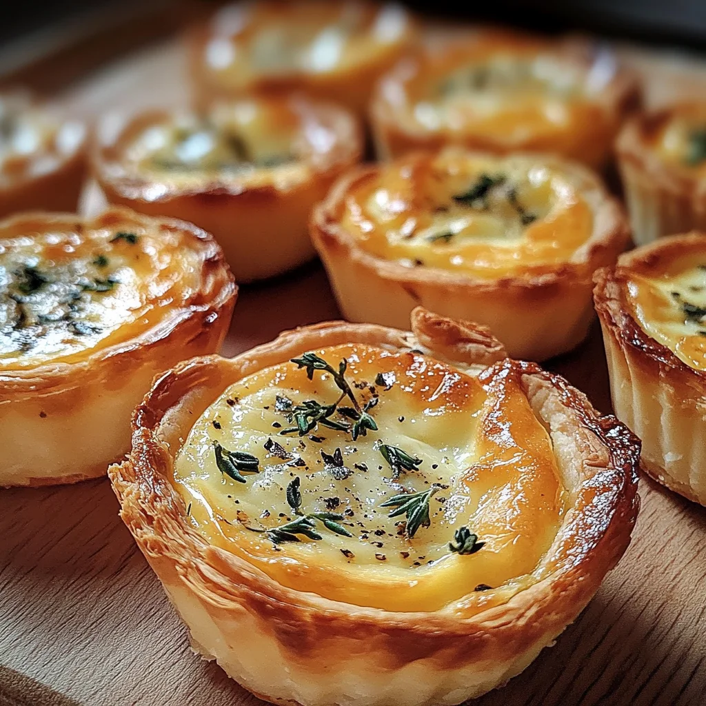 Mini-Quiches mit Kräutersahne