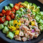 Thunfischsalat mit frischem Gemüse