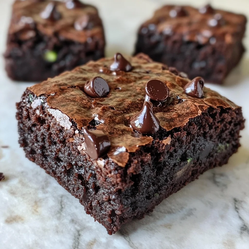 Vegane Zucchini Brownies