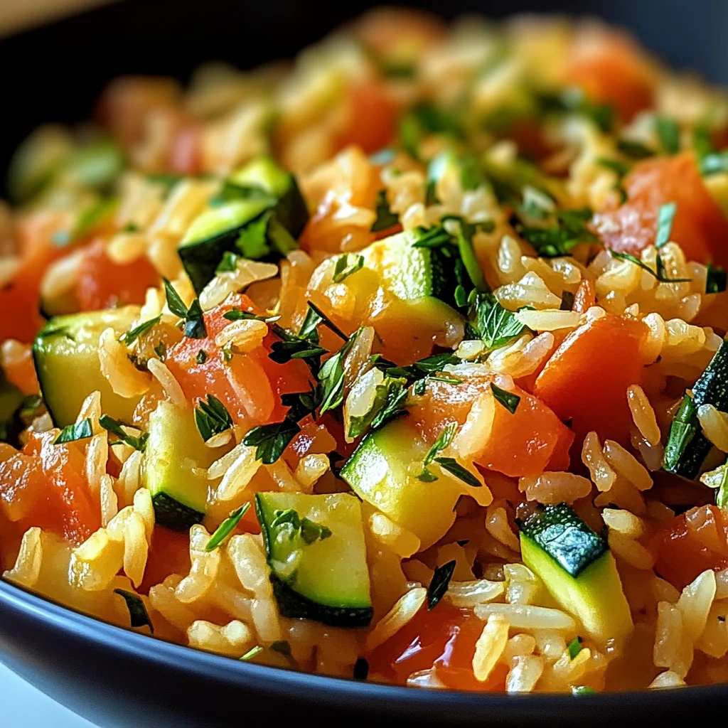 Zucchini-Tomaten-Reis