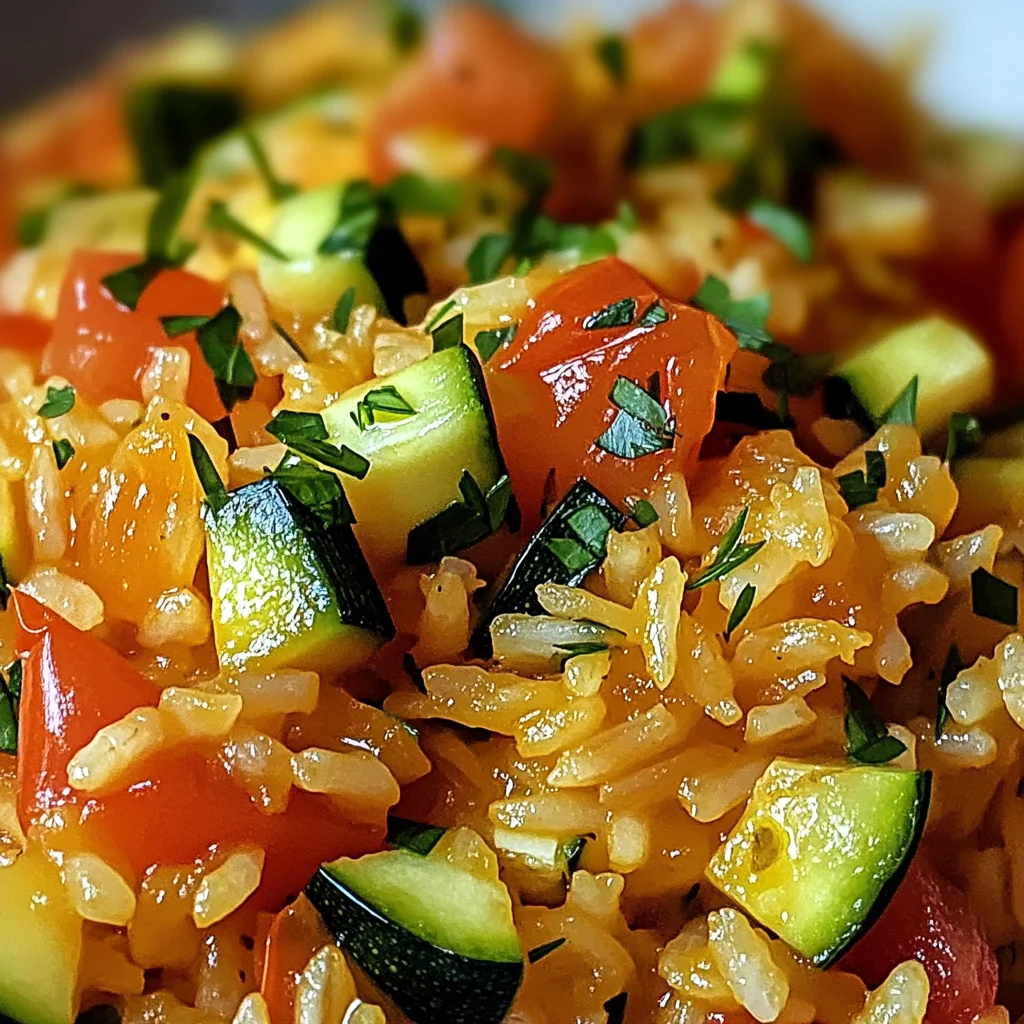 Zucchini-Tomaten-Reis