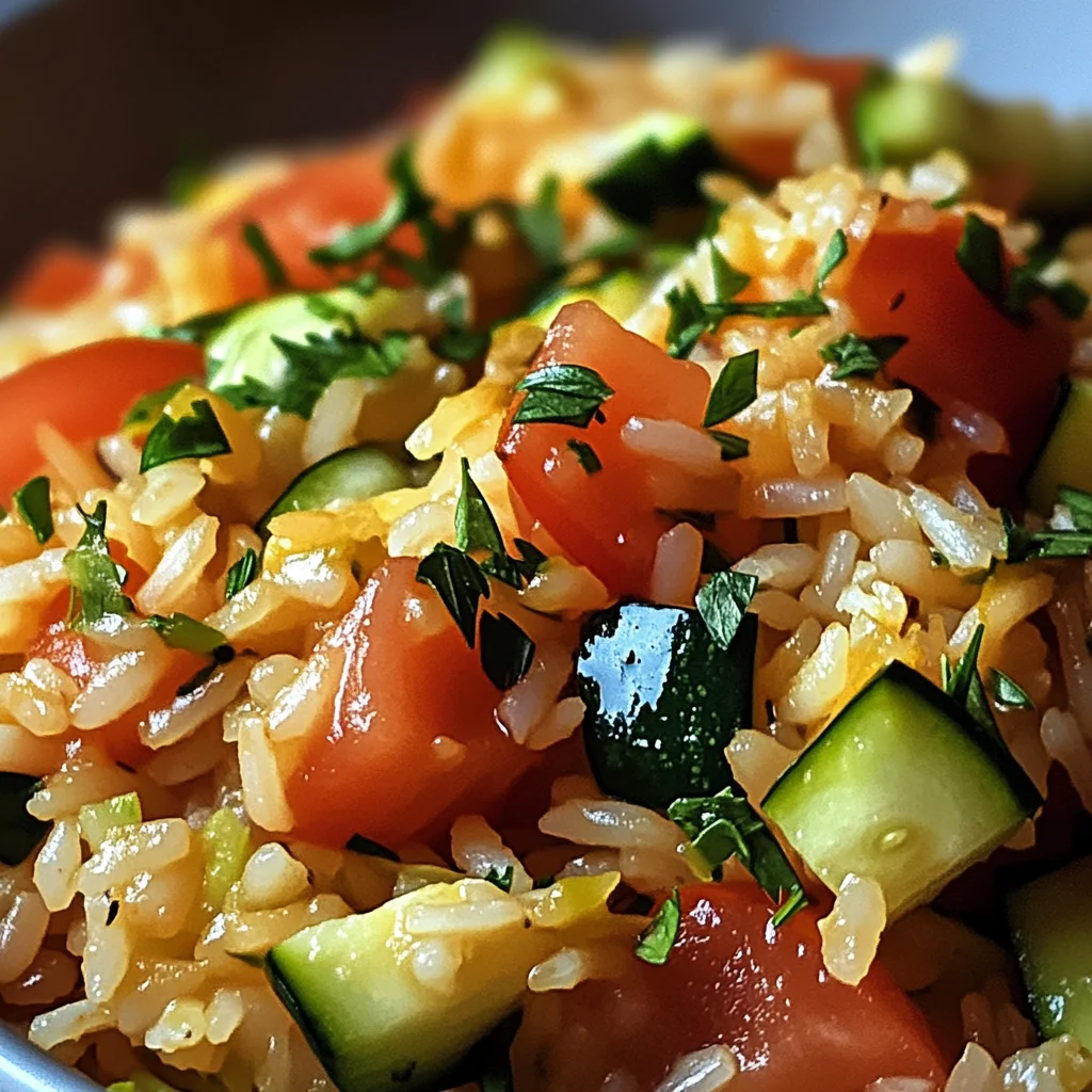 Zucchini-Tomaten-Reis