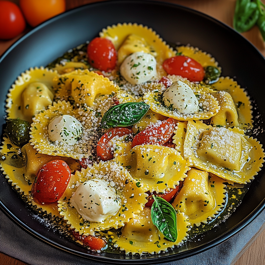 Verführerische Bunte Ravioli-Gemüse-Pfanne in Minuten