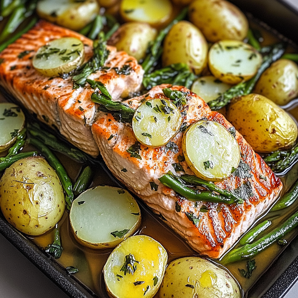 Einfaches Blechlachs Rezept: Schnelle Gaumenfreude