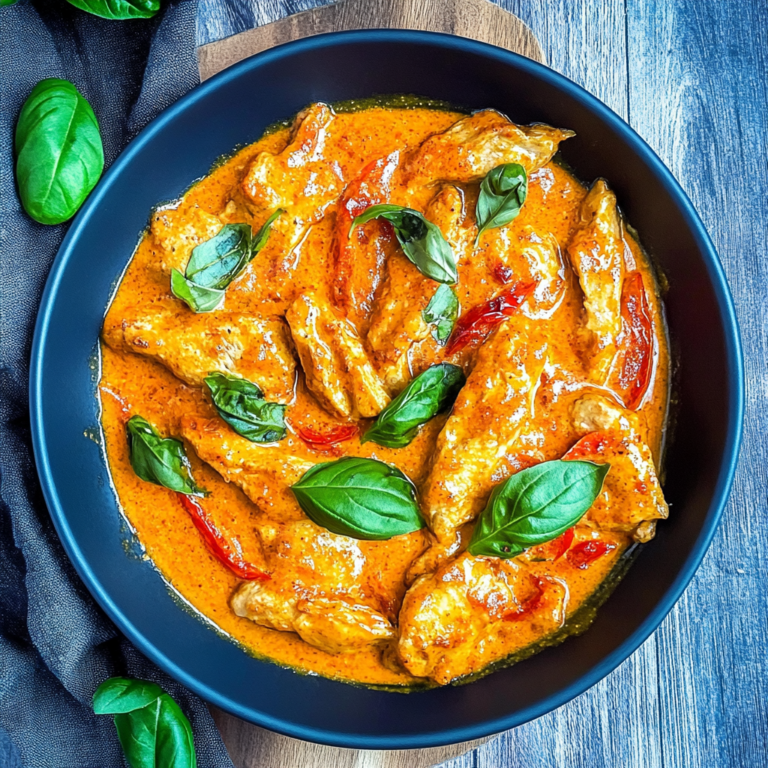 Verführerisches Hähnchen Geschnetzeltes mit Paprika Sahne…