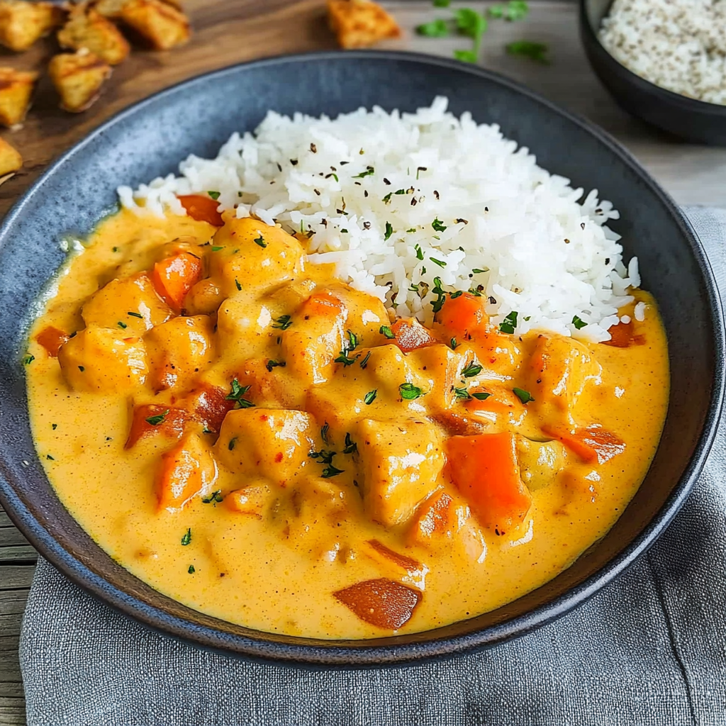 Cremiges Kürbis-Curry mit Kokosmilch – Ein Herbstgenuss!