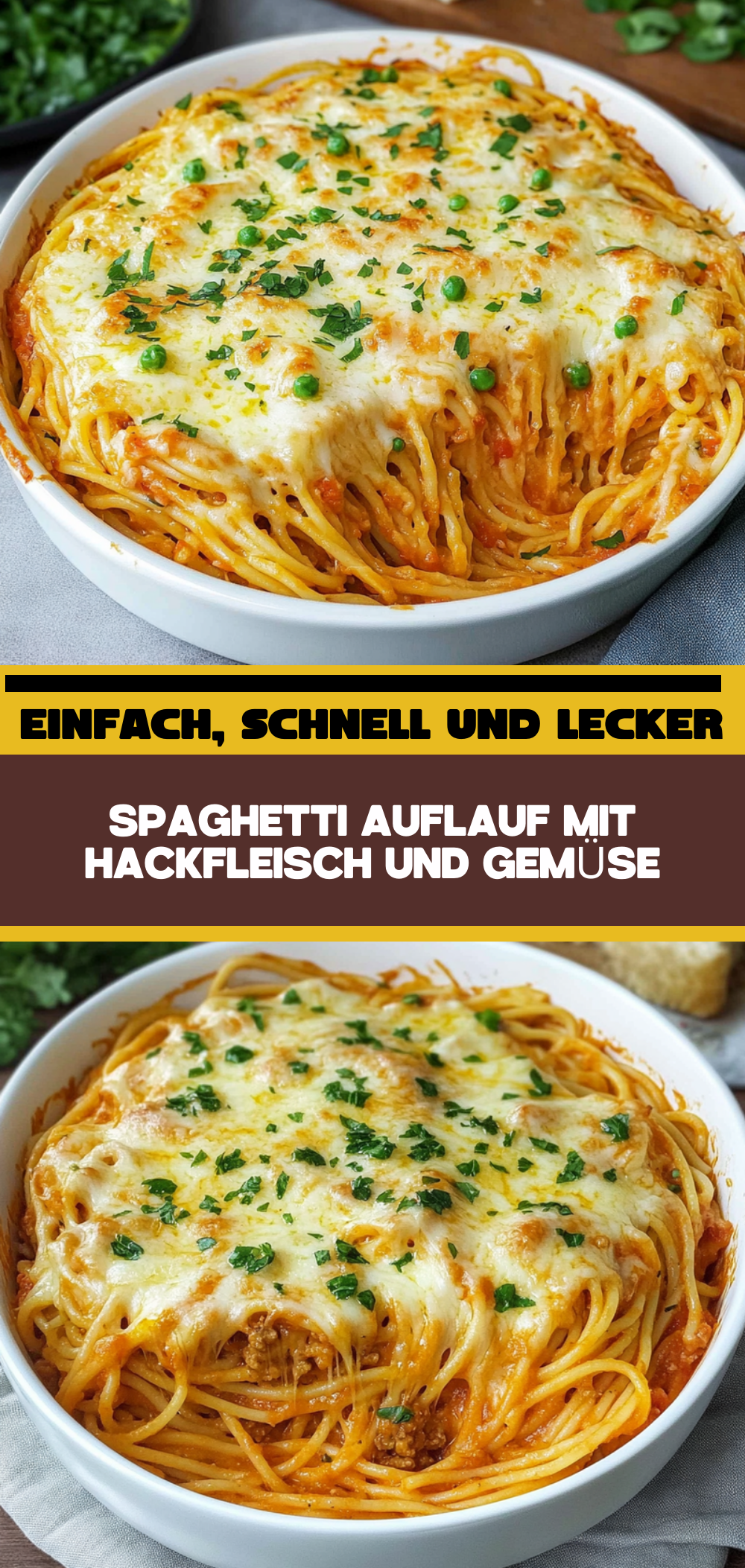 Spaghetti Auflauf