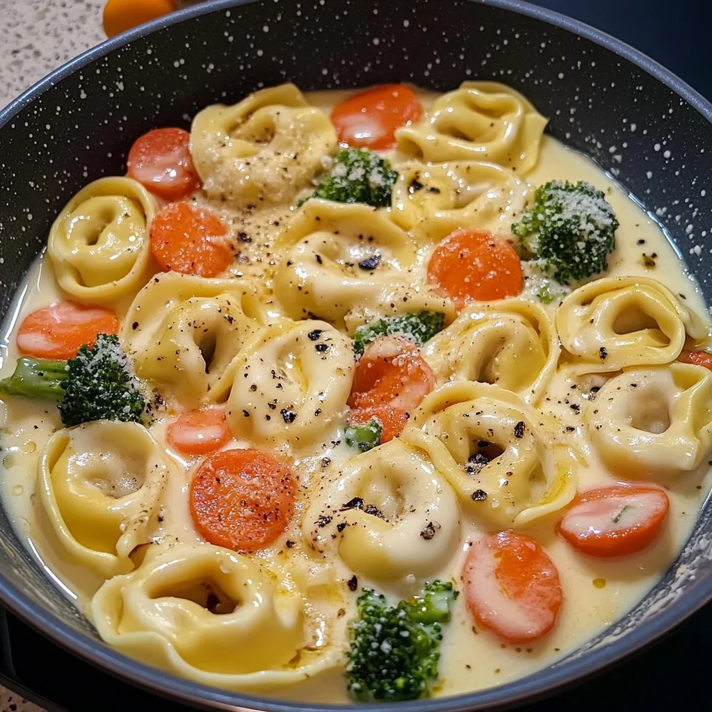 Cremige Gemüse-Tortellini Pfanne: Ein Genuss für Feinschm…