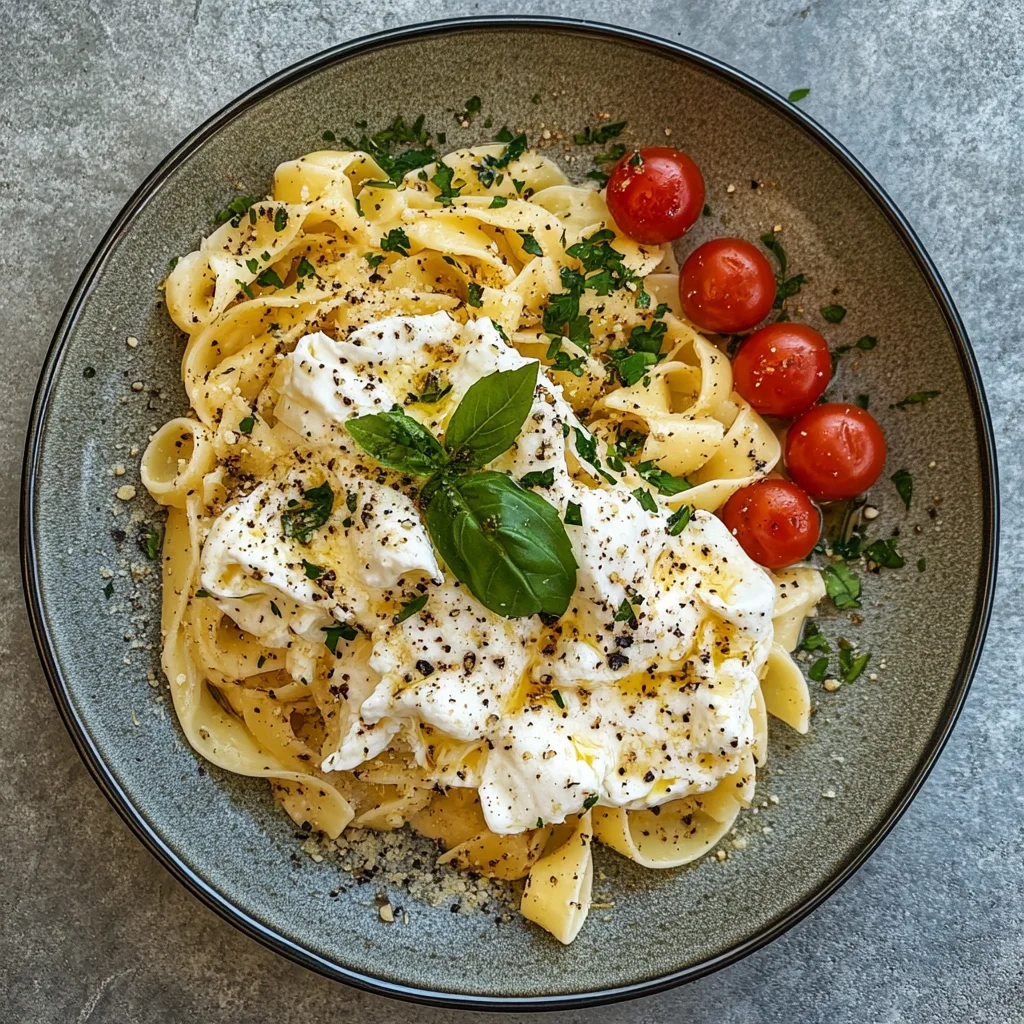 Einführung in die cremige Burrata-Pasta: Ein Genussmoment