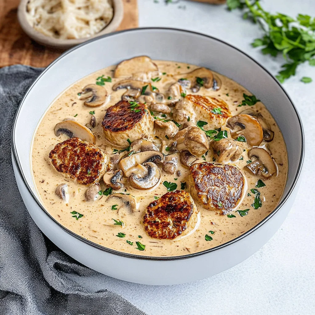 Filettopf mit Champignons: Einfach & so cremig genießen