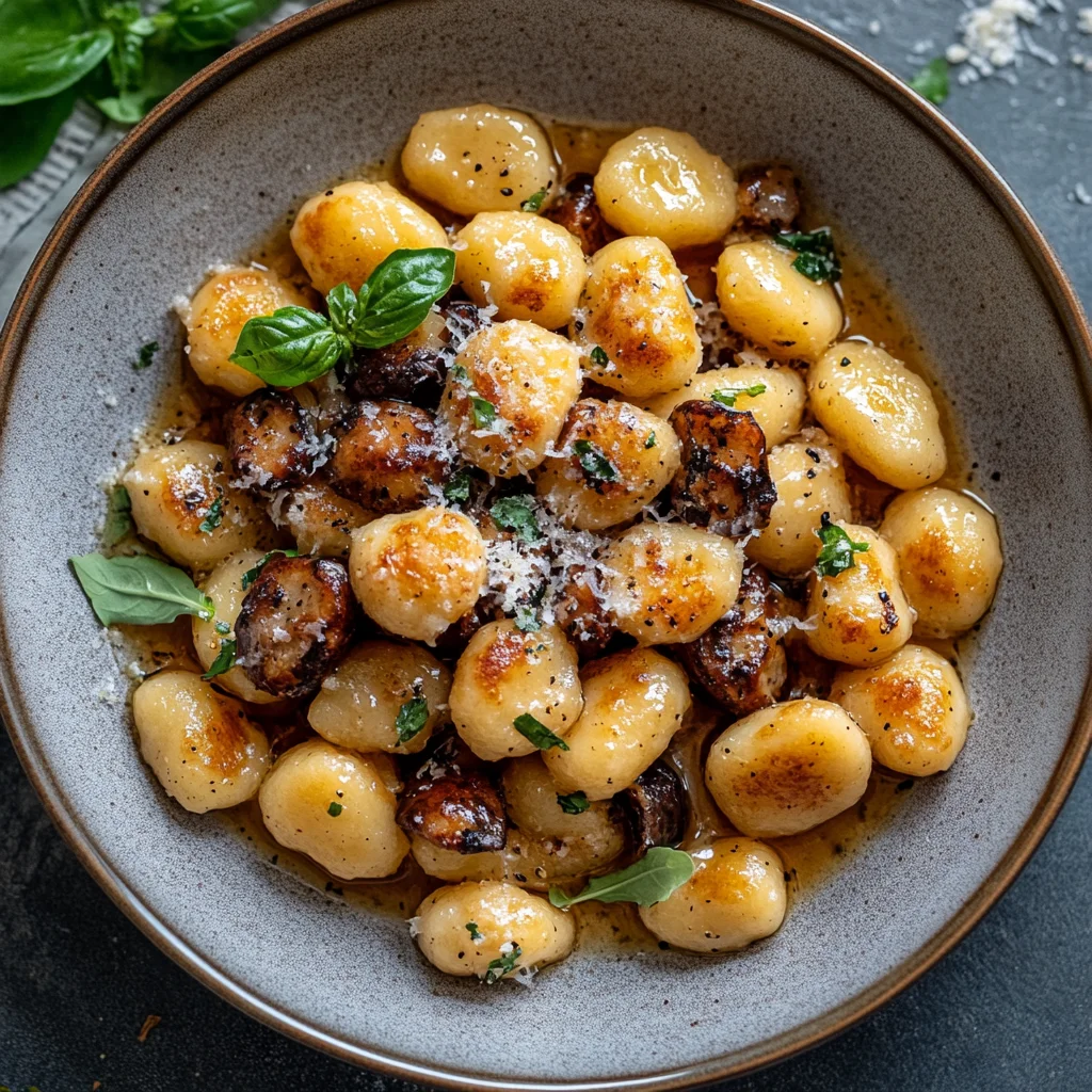 Gnocchi mit Pilz Rahm Soße: Cremiger Genuss für jeden Tag