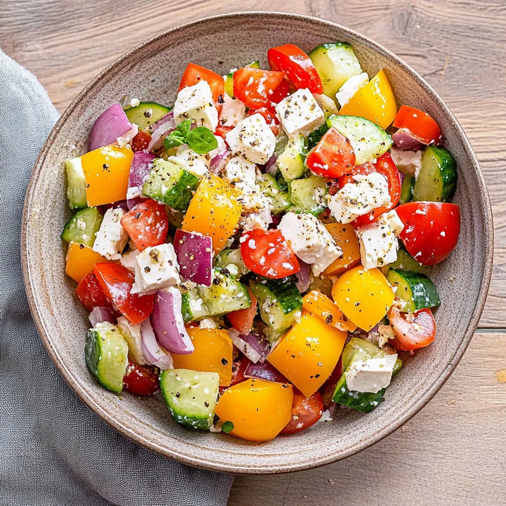 Griechischer Bauernsalat: Einfache Frische für deinen Tisch