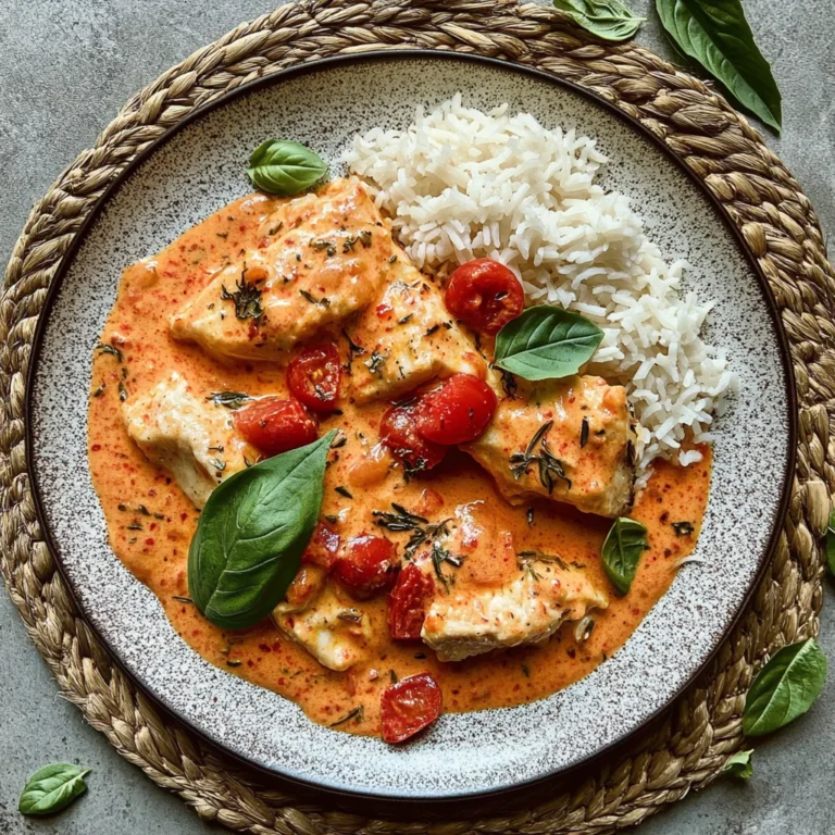 Hähnchen mit Reis und Tomatensoße: Herzhaft und lecker