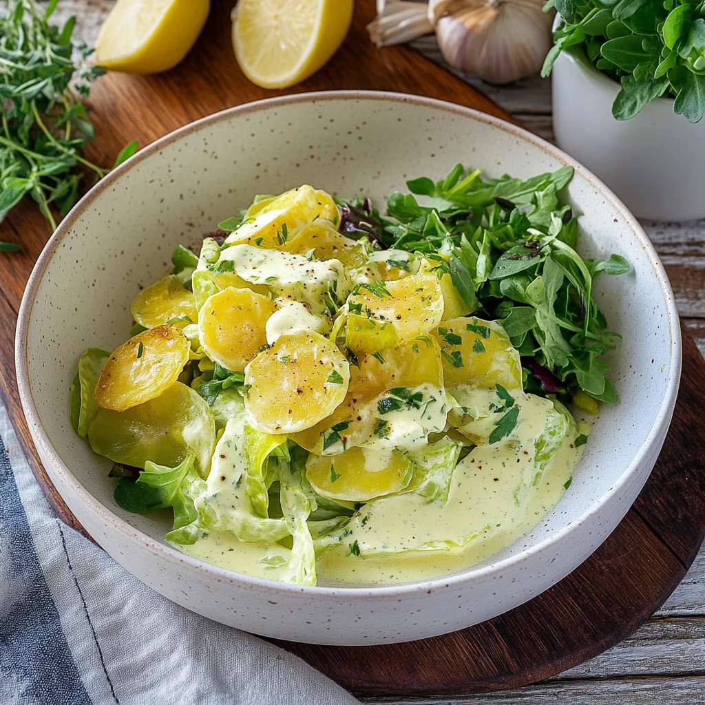 Kopfsalat mit Omas Sahne-Zitronen-Dressing: Erfrischend l…