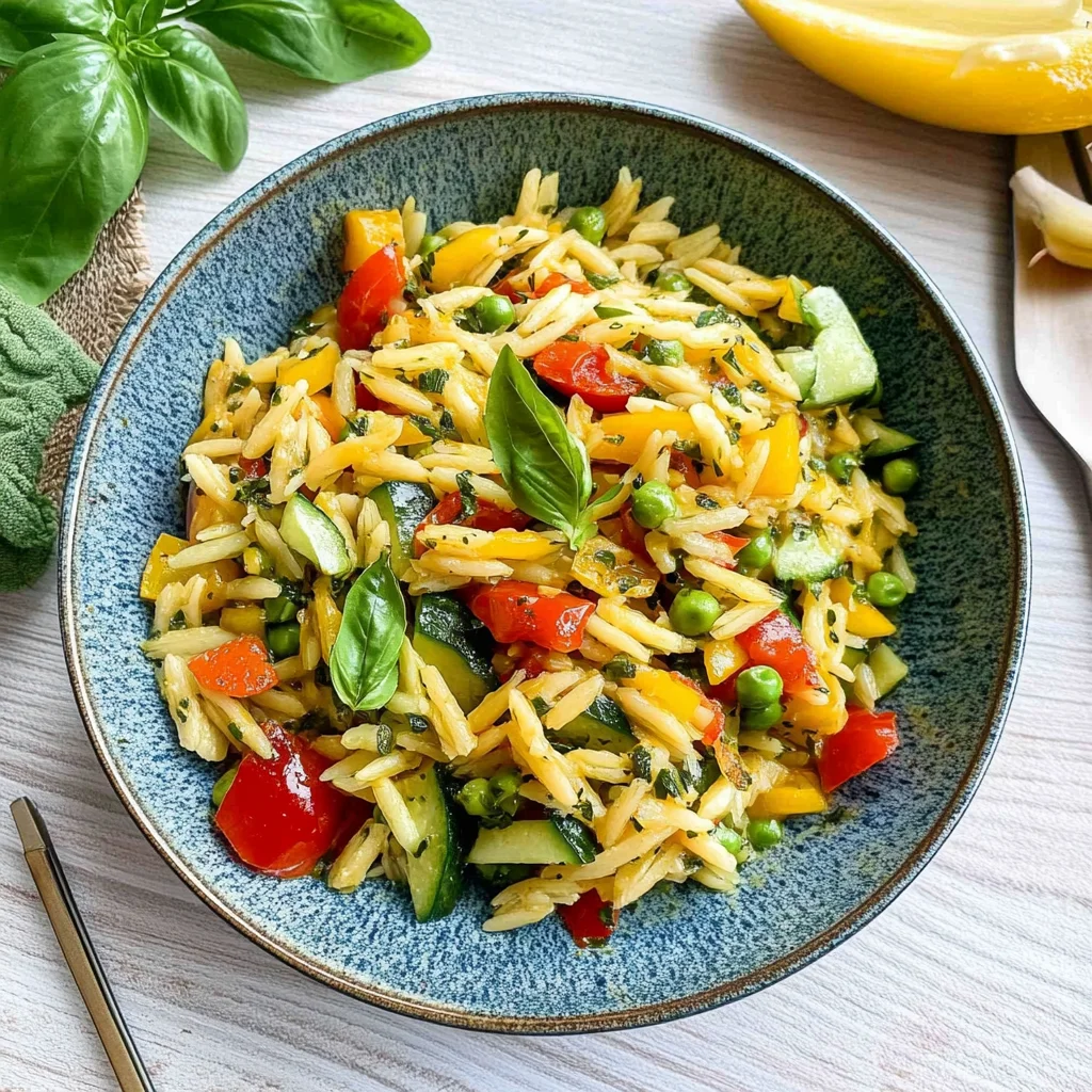 Kritharaki-Salat mit Paprika: Frisch und lecker für jeden…