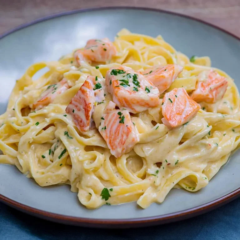 Pasta mit Lachs und Sahnesoße: Cremig und verführerisch