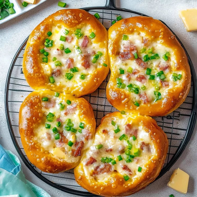 Überbackene Brezeln mit Schinken & Käse: Herzhaft und lecker