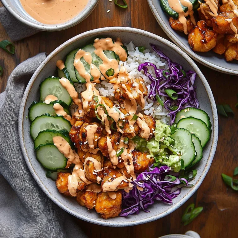 Bang Bang Chicken Bowl: Würzig und cremig lecker