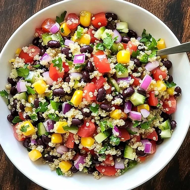 Black Bean Quinoa Salad Recipe: Frisch und nahrhaft genießen