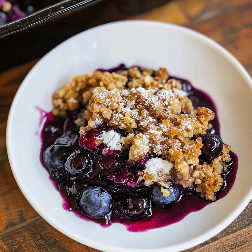 Blueberry Crisp: Himmlisch und knusprig lecker