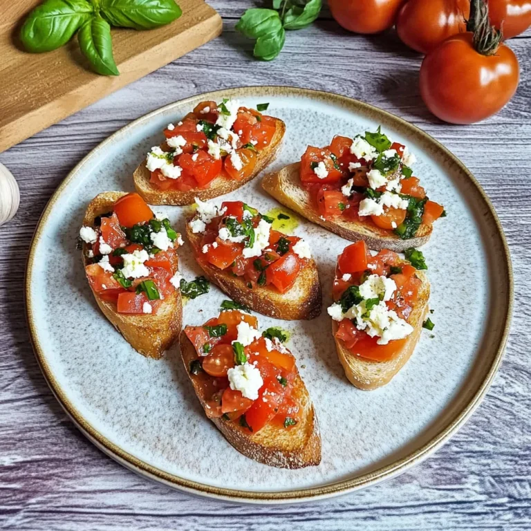 Bruschetta mit Tomaten und Knoblauchöl: Ein Genussmoment