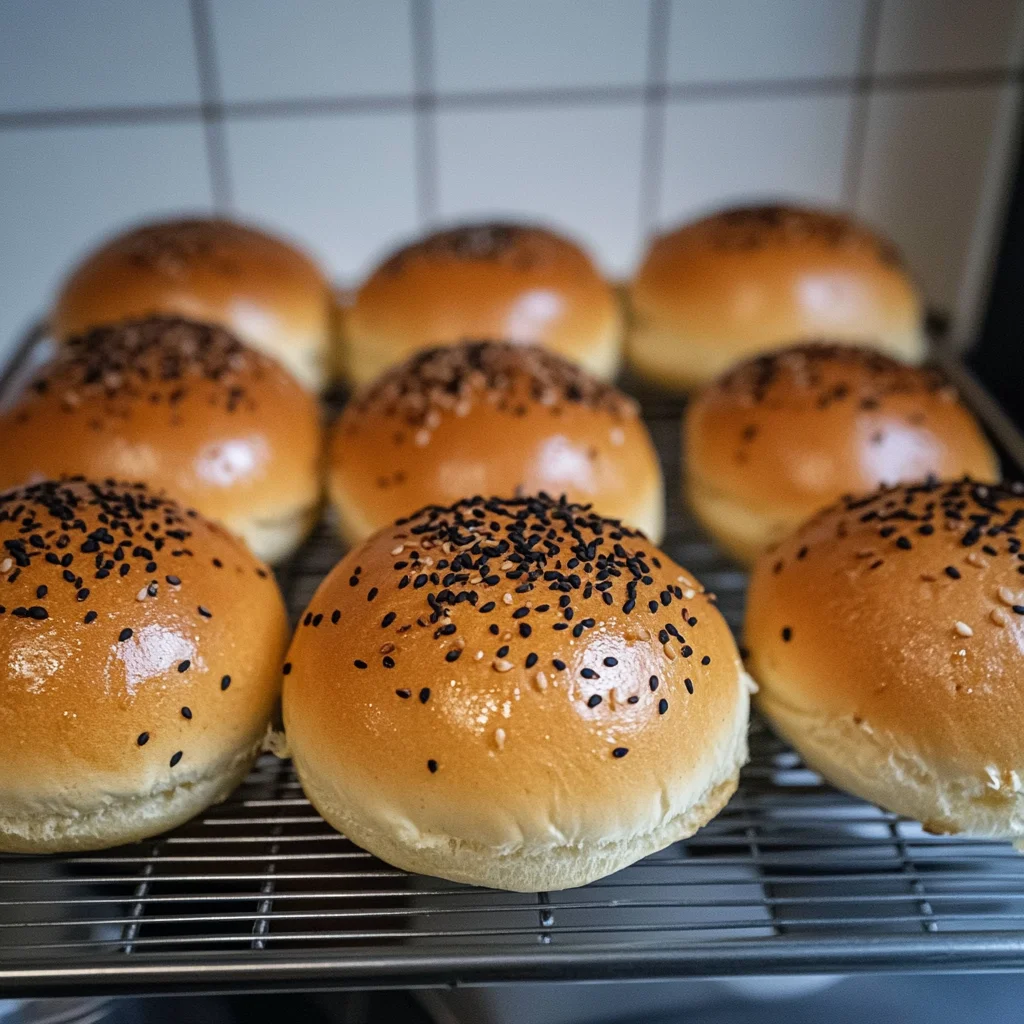 Burger Buns Rezept: Weiche Brioche Hamburgerbrötchen selb…