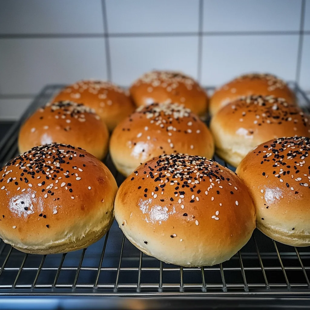 Burger Buns Rezept: Himmlisch weiche Brioche-Brötchen sel…