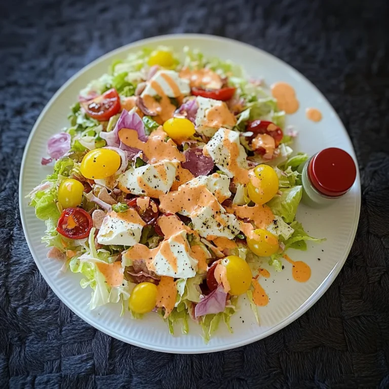 Chefsalat mit Hausdressing: Frisch und voller Geschmack