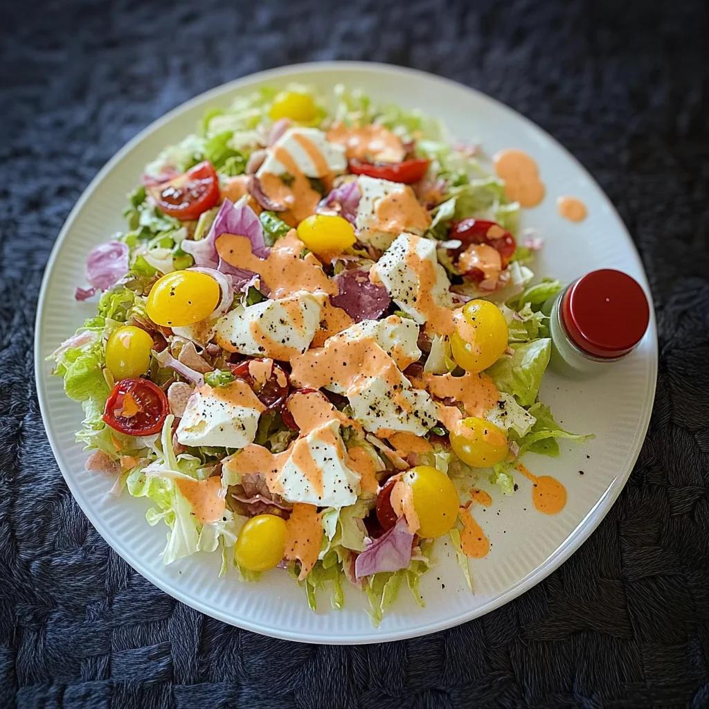 Chefsalat mit Hausdressing: Frisch und voller Geschmack