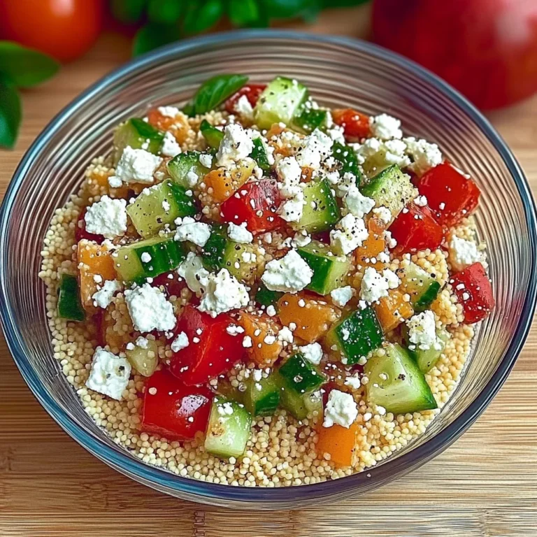 Couscous-Salat mit Feta: Ein erfrischendes Rezept für dich