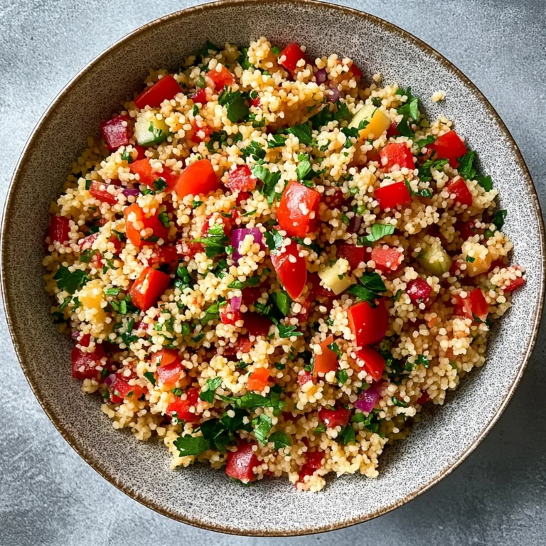 Couscoussalat mit Knoblauchdressing: Erfrischend lecker u…