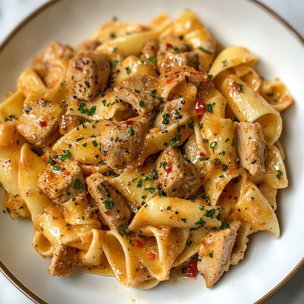 Cremige Cajun Hähnchen Pasta: Ein Fest für die Sinne