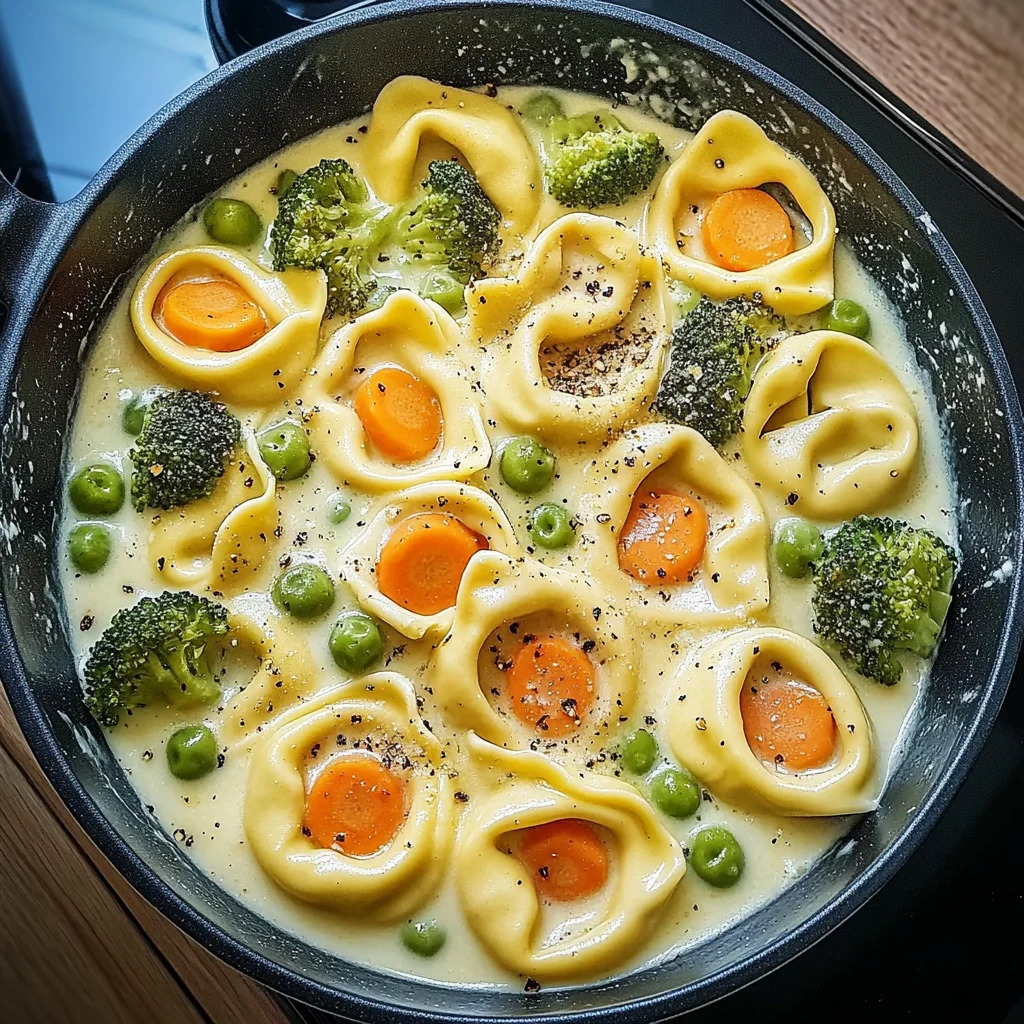 Cremige Gemüse-Tortellini Pfanne: Lecker für den Sommer