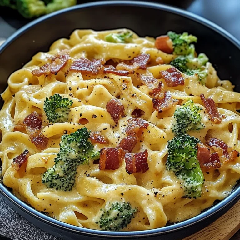 Cremige Pastapfanne mit Brokkoli und Bacon: Ein Traumgericht