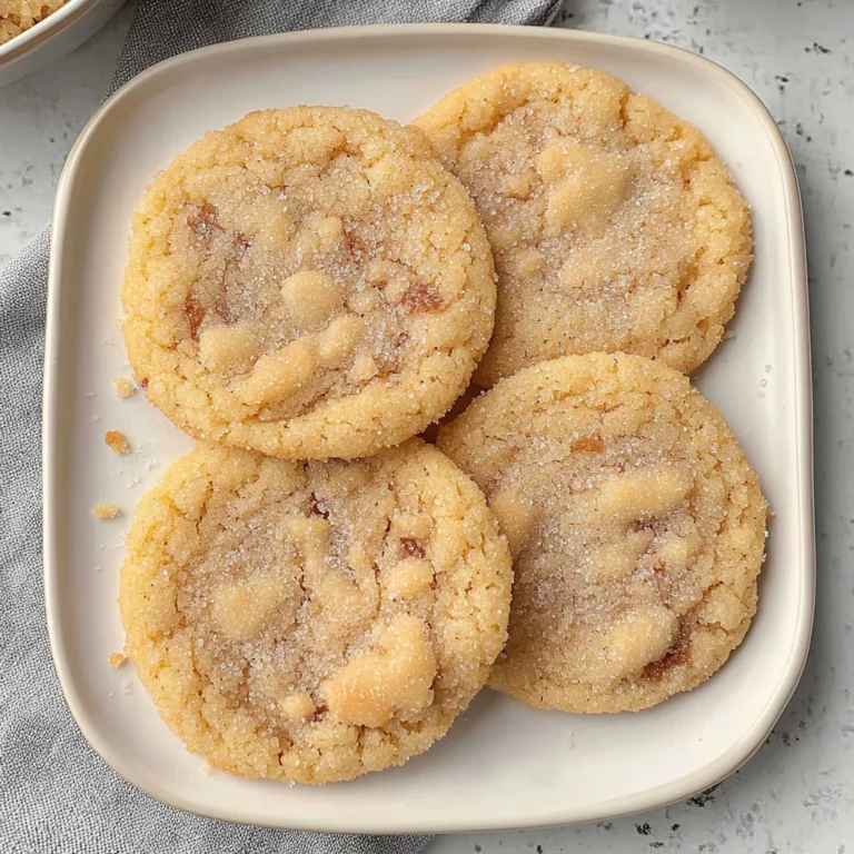 Crinkly Crackly Butter Toffee Sugar Cookies: Süßes Vergnügen