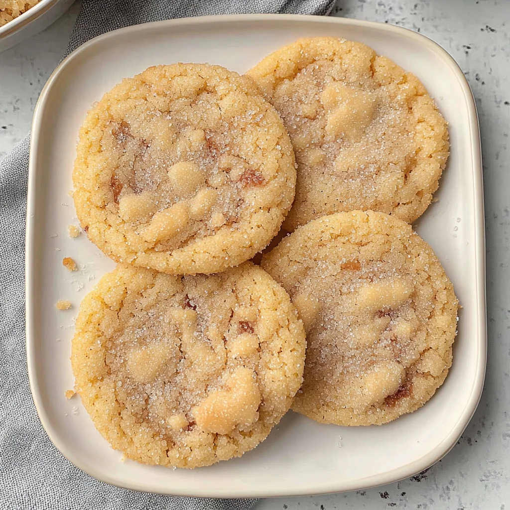 Crinkly Crackly Butter Toffee Sugar Cookies: Süßes Vergnügen