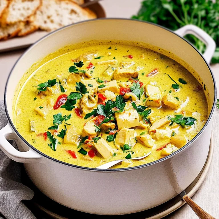 Currysuppe mit Hähnchen: Wärmend und cremig lecker