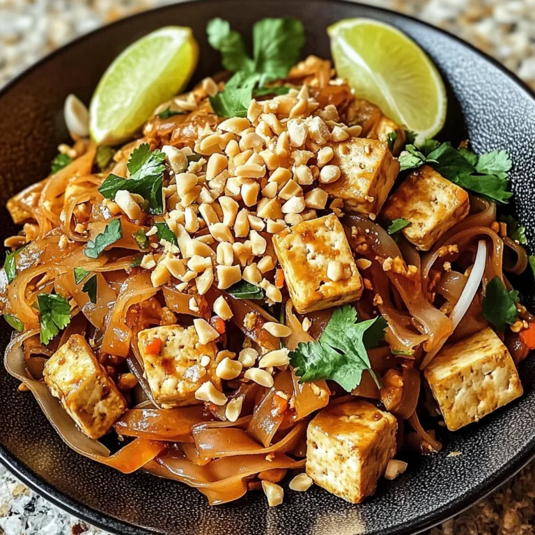 Der Ausgang: Veganes Tofu Pad Thai für Genießer – unwider…