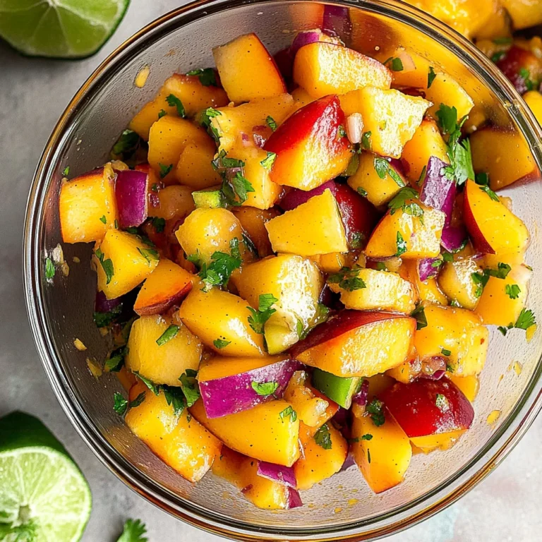 Fresh Peach Salsa: Erfrischend und fruchtig für den Sommer