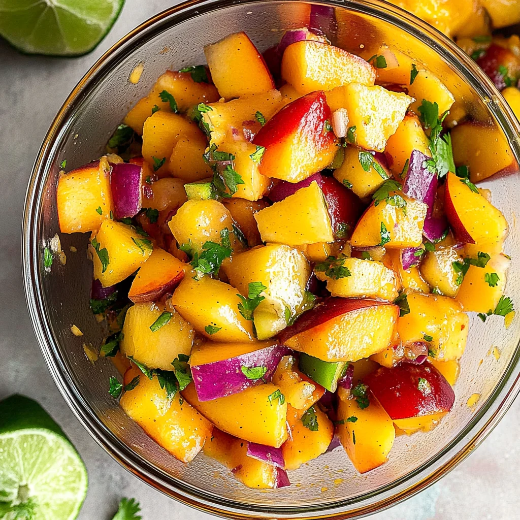 Fresh Peach Salsa: Erfrischend und fruchtig für den Sommer